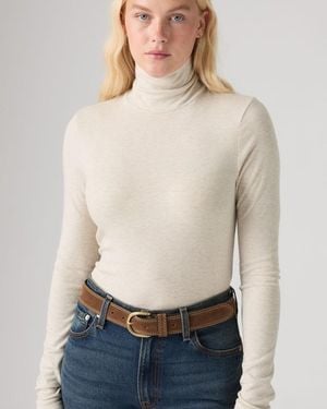 Levi's Mia Long Sleeve Layering Turtleneck Tee - Neutro