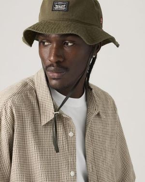 Levi's Cappello Da Pescatore Con Cordino Bay - Verde