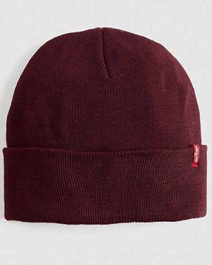 Levi's Slouchy Beanie - Rood