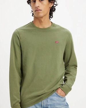 Levi's Original Housemark Long Sleeve Tee - Green