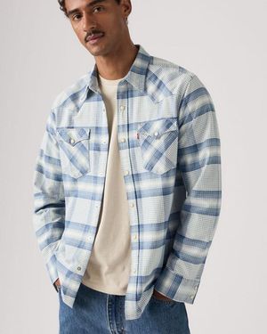 Levi's Chemise Western Classic Standard - Bleu