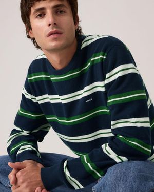 Levi's Lightweight Housemark Jumper - Green