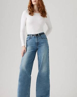 Levi's Jeans 728 A Vita Alta Con Gamba Ampia - Blu