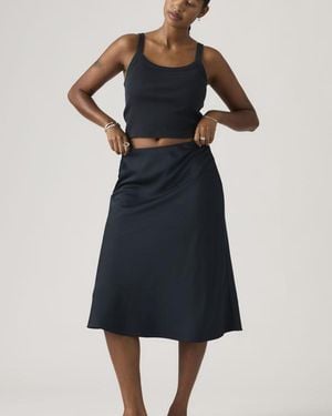 Levi's Ariel Midi Slip Skirt - Blue