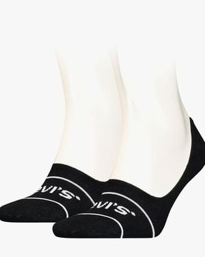 Levi's Low Rise Sports Socks 2 Pack - Black