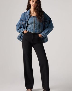 Levi's Ribcage Full Length Jeans - Black