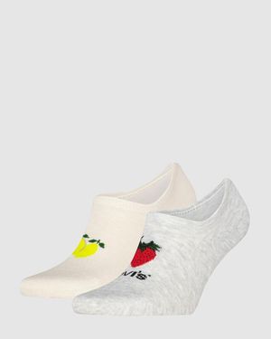 Levi's Footie Fruit Graphic Socks 2 Pack - Multicolor