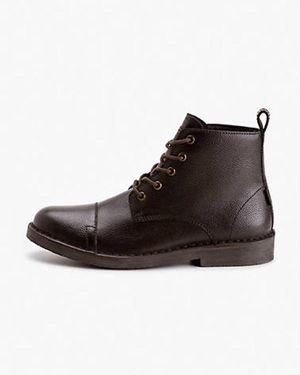 Levi s Track Biker Boots in Natural for Men Lyst UK