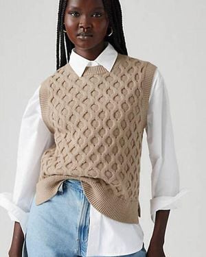 Levi's Chaleco Bluebell Cable Sweater - Neutro