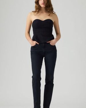 Levi's Ribcage Slim Jeans - Blau
