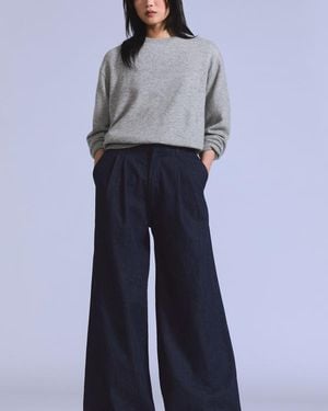 Levi's Denim Pleat Trouser - Blue