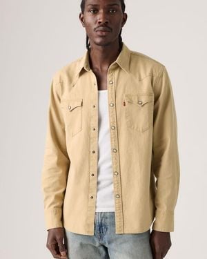 Levi's Barstow Standard Fit Western Shirt - Natural