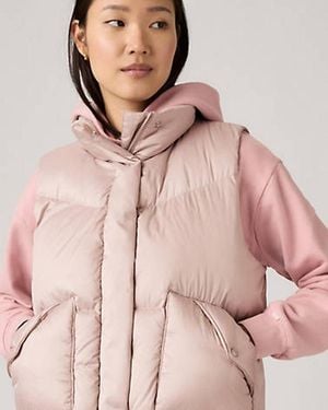 Levi's Gilet Bombato Western - Rosa