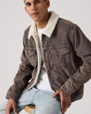 Levi's Type Iii Sherpa Trucker Jacket - Brown