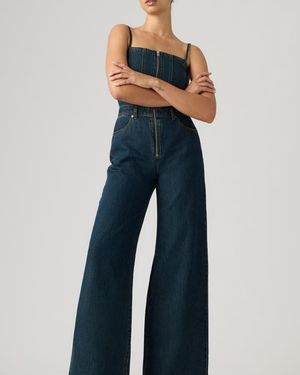 Levi's Lightweight Seamed Jumpsuit - Azul