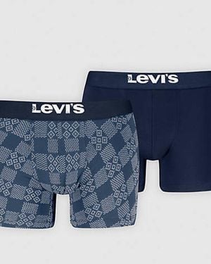 Levi's Denim Inspired Boxer Brief 2 Pack - Blue