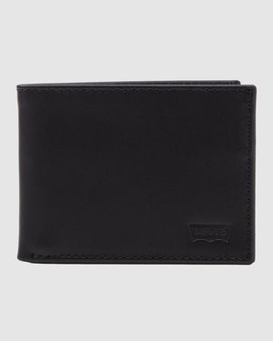 Levi's Batwing Bifold Id Portemonnee - Zwart