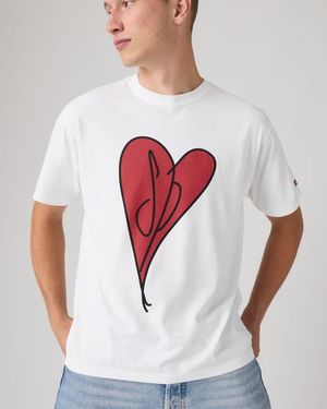 Levi's Camiseta De La Banda Smashing Pumpkins - Blanco