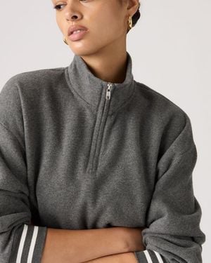 Levi's Everyday Quarter Zip Sweatshirt - Grey