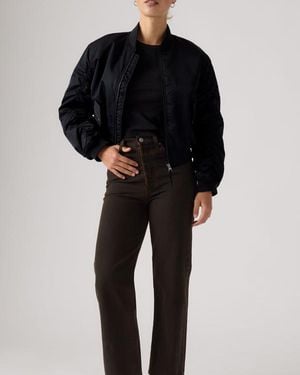Levi's Ribcage Straight Ankle Jeans - Schwarz