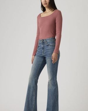 Levi's 726 High Rise Flare Jeans - Blauw