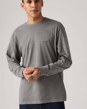 Levi's Long Sleeve Authentic Tee - Grey