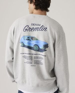 Levi's Relaxed Graphic Crewneck Sweatshirt - Grey