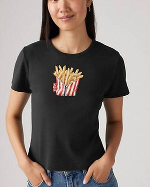 Levi's Graphic Rickie Tee - Negro