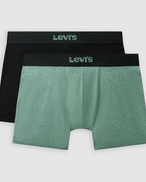 Levi's Opt Iii Boxer Brief 2 Pack - Green
