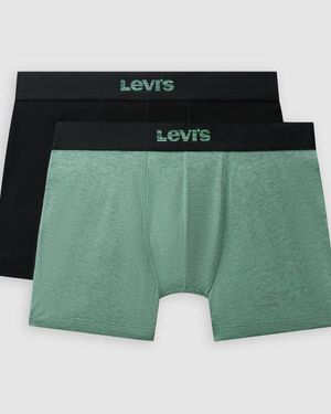 Levi's Opt Iii Boxer Brief 2 Pack - Verde