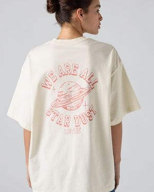 Levi's Graphic Short Stack Tee - Natural