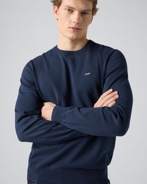 Levi's Lightweight Housemark Jumper - Blue