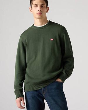 Levi's Classic Housemark Crewneck Sweatshirt - Grün