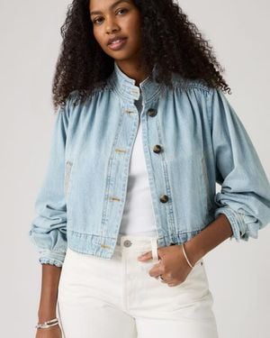 Levi's Cappotto Corto Parker Pretty - Blu