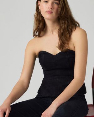 Levi's Bustier Mit Herzausschnitt - Schwarz