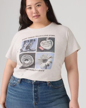Levi's Perfect Tee (Plus Size) - Gris