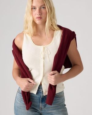 Levi's Dry Goods Pointelle Lace Tank Top - Multicolour
