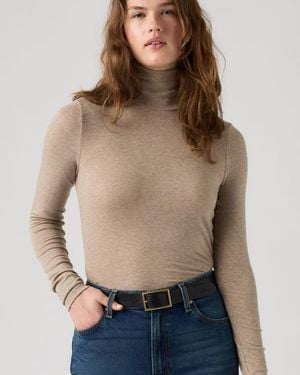 Levi's Mia Long Sleeve Layering Turtleneck Tee - Blau