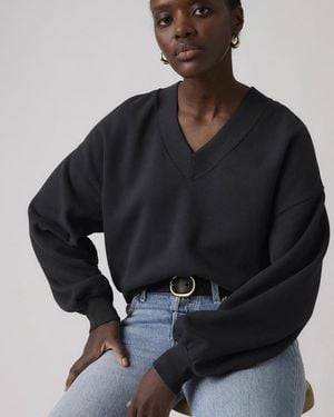 Levi's Vintage V Neck Sweatshirt - Black