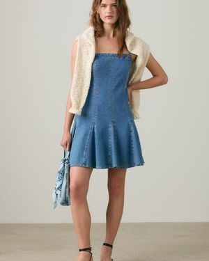 Levi's Denim Godet Lightweight Dress - Blue