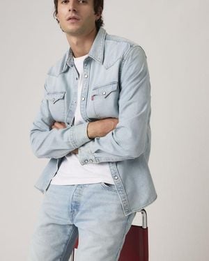 Levi's Barstow Standard Fit Western Shirt - Blue