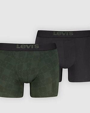Levi's Denim Inspired Boxer Brief 2 Pack - Black