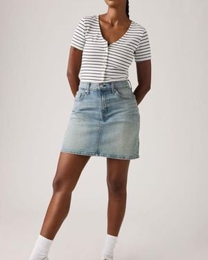 Levi's Falda Mid Thigh - Azul