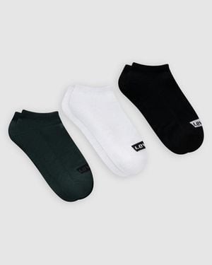 Levi's Calcetines De Media Altura De Algodón Reciclado Con El Logo Batwing: Paquete De 3 - Gris