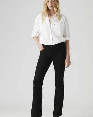Levi's 725 High Rise Bootcut Jeans - Black