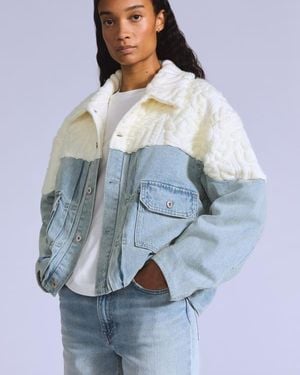 Levi's Tab Aran Trucker Jacket - Blue