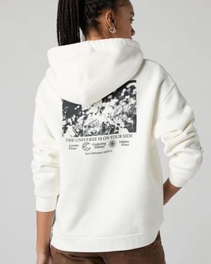 Levi's Sudadera Con Capucha Estampada Salinas - Blanco