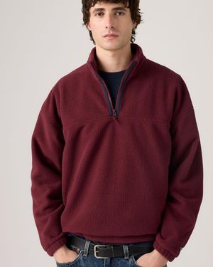 Levi's Redwood Half Zip Sweatershirt