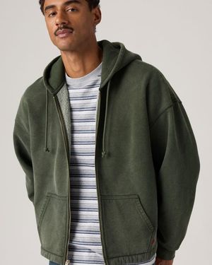 Levi's Open Hem Hoodie - Green