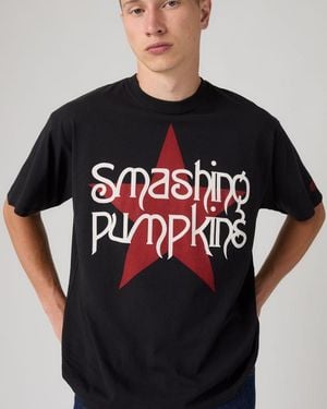Levi's Camiseta De La Banda Smashing Pumpkins - Negro